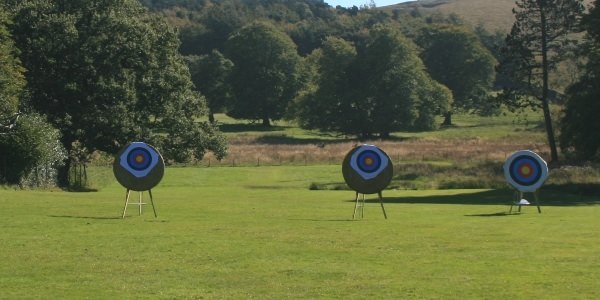 Photo of the Bowmen of Lyme grounds in summer